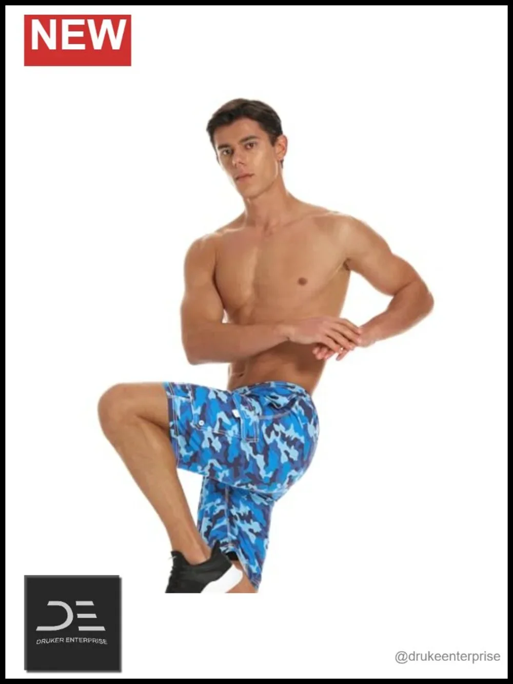 Men's Swim Trunks with Compression Liner 9
